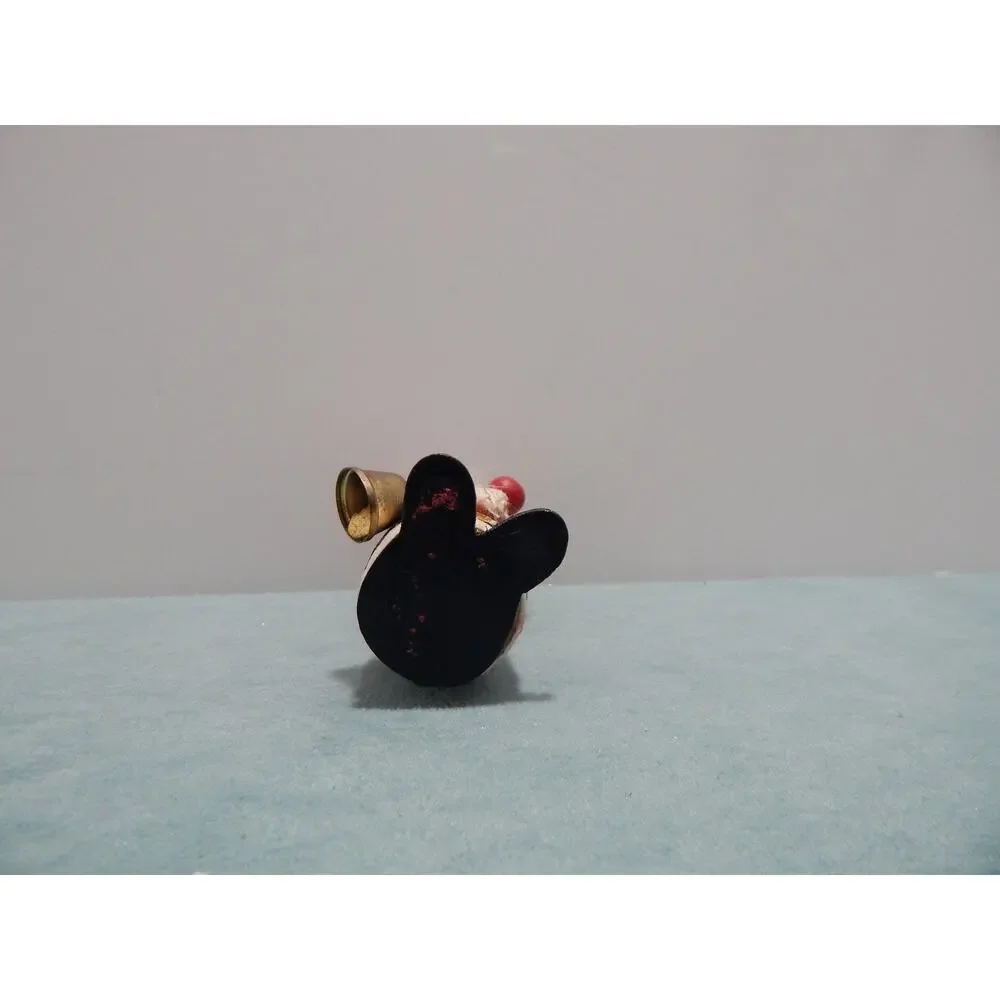 Vintage Wood Felt Nodder Bobble Head Santa Claus by Kurt Adler Made in Japan